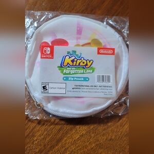 🌴 Nintendo Kirby Forgotten Land Zip Pouch NEW